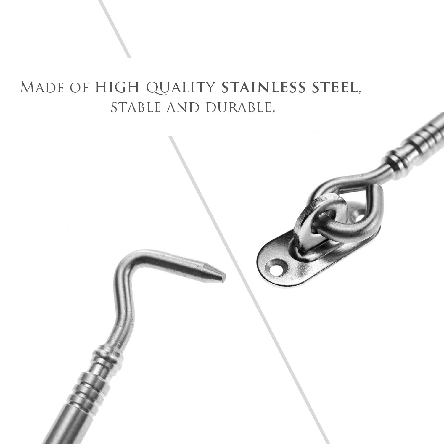 Barn Door Latch La Vane Rustic Vintage Stainless Steel Hook And Eye