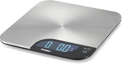 Polder Ksc 345 95 Slimmer Stainless Steel Digital Kitchen Scale