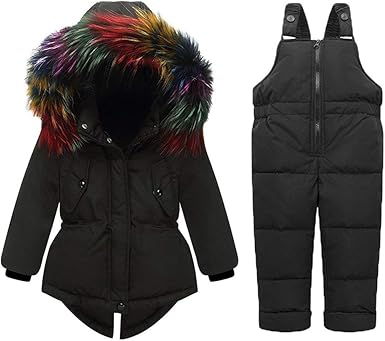 girls all in one snowsuit