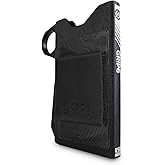 GRIP6 Slim Wallet for Men and Women – Minimalist Wallet with RFID-Blocking Technology – Compact Credit Card Holder for Men – Aluminum Body – Made in the USA – Ninja, Loop, Black Money Band