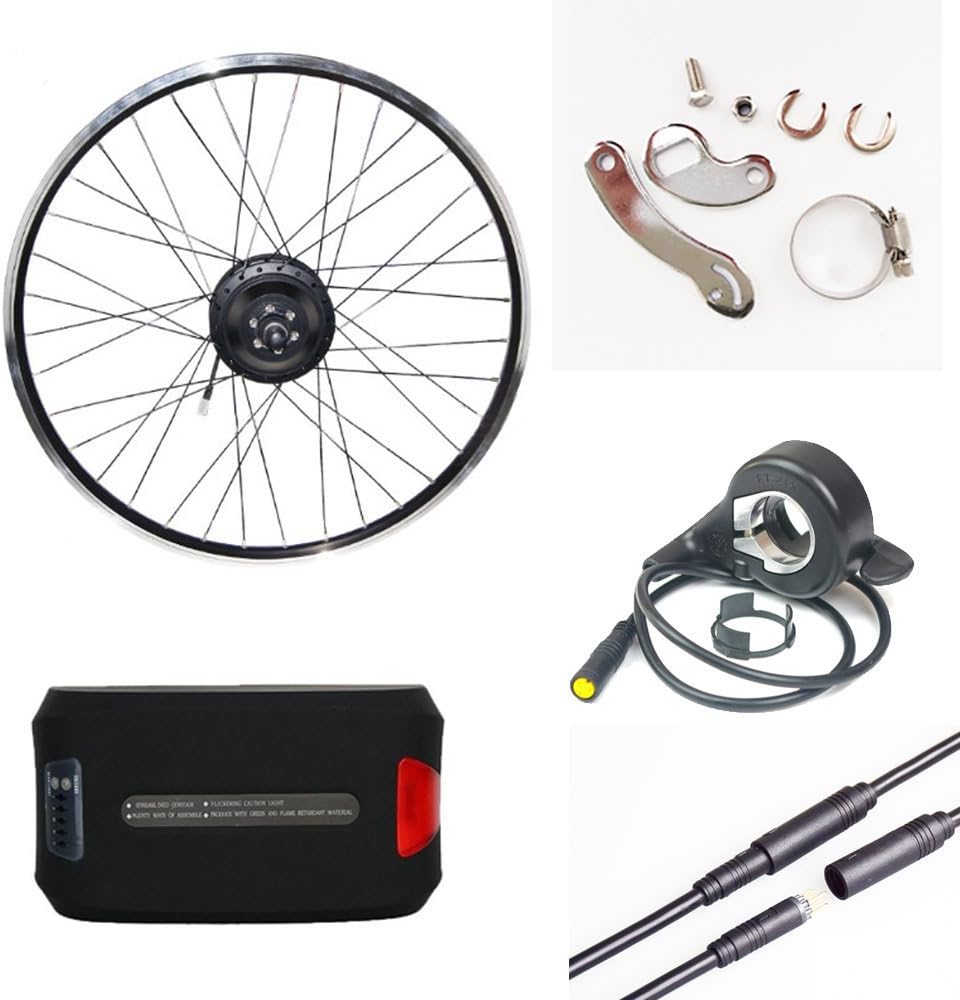 Only Three Steps Convert Bike to Ebike with ELECYCLE Electric Bike Converison Kit, Samsung Lithium Battery Included