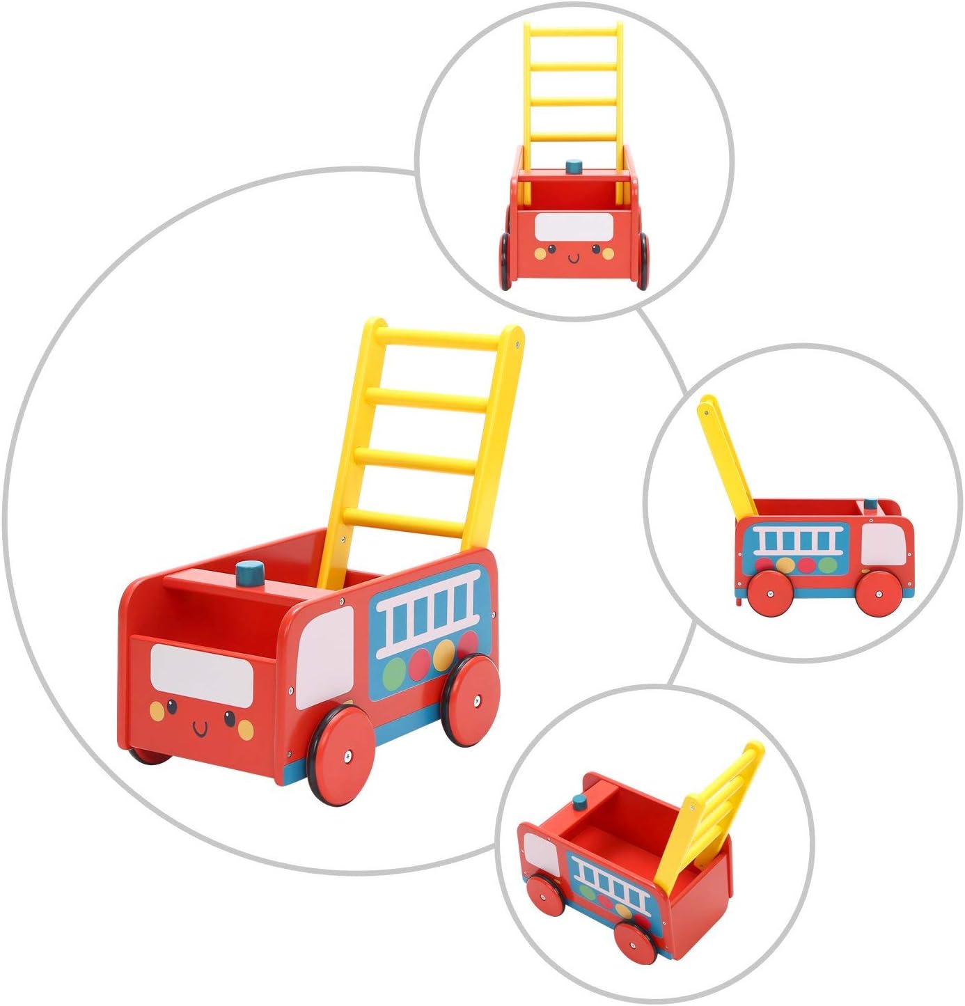 fire truck baby walker