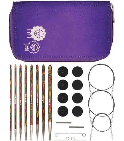Knitter's Pride Ginger - Ganchillo tunecino con tamaño intercambiable E/3,5 mm