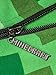JINX Minecraft Big Boys' Creeper Zip-Up Costume Hoodie, with Mask, Green, Small