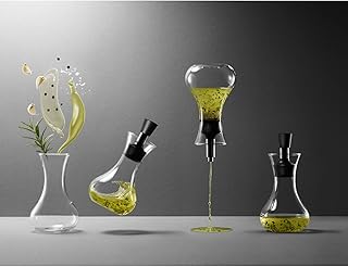 Eva Solo 567680 Dressing-Shaker, Tropffrei, 0,25 Liter, Ausgussdeckel, Transparent/Schwarz