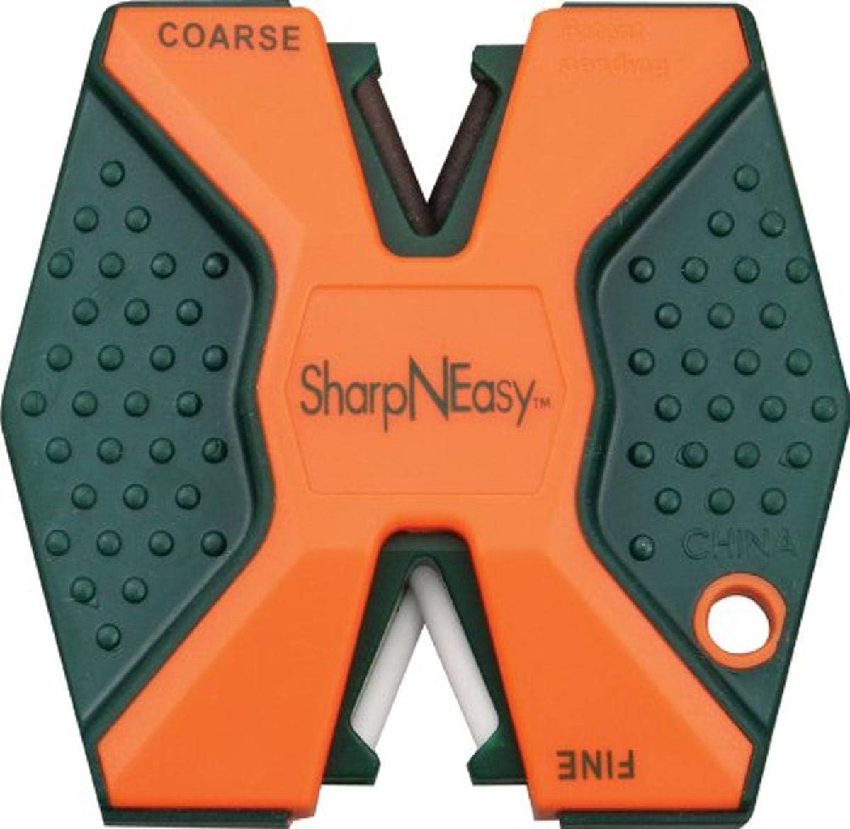 AccuSharp SharpNEasy 2-Step Knife Sharpener Blaze Orange, AS335CD, Multicoloured