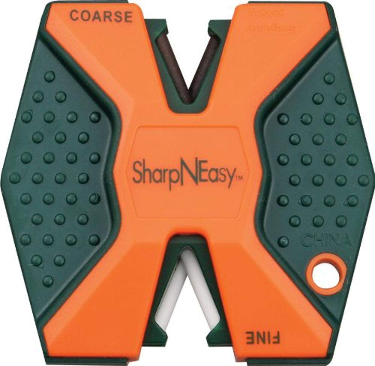AccuSharp SharpNEasy 2-Step Knife Sharpener Blaze Orange, AS335CD