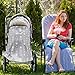 Nursing Cover for Breastfeeding Babies, 360° Full Privacy Breastfeeding Protection,Multiuse Cotton Shopping Cart Cover, Infants Stroller Cover with Built-in Burp Cloth and Portable Pouch