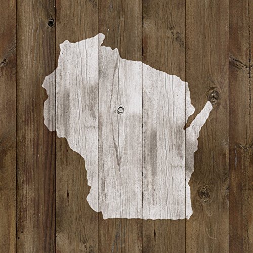 Wisconsin State Stencil Template - Reusable Stencil with Multiple Sizes Available