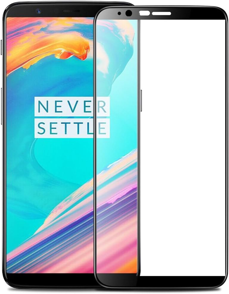 Couls Oneplus 5T Screen Protector,3D Curved Full Coverage [ 9H Hardness] [Anti Scratch] HD Clear Tempered Glass Screen Protector for Oneplus 5t Smartphone (1Pack)