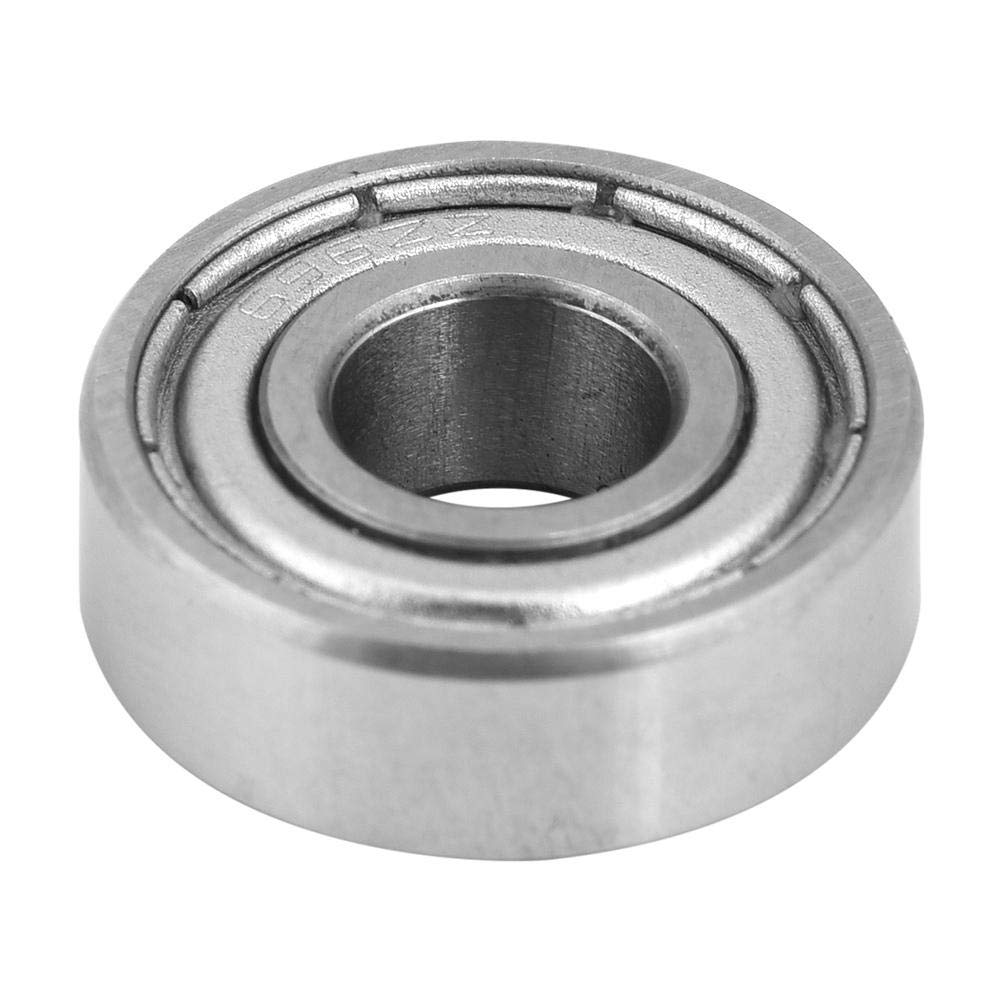 10pcs Deep Groove Ball Bearing Double-Shielded Steel Mini Ball Bearings 6 * 15 * 5 mm 696ZZ