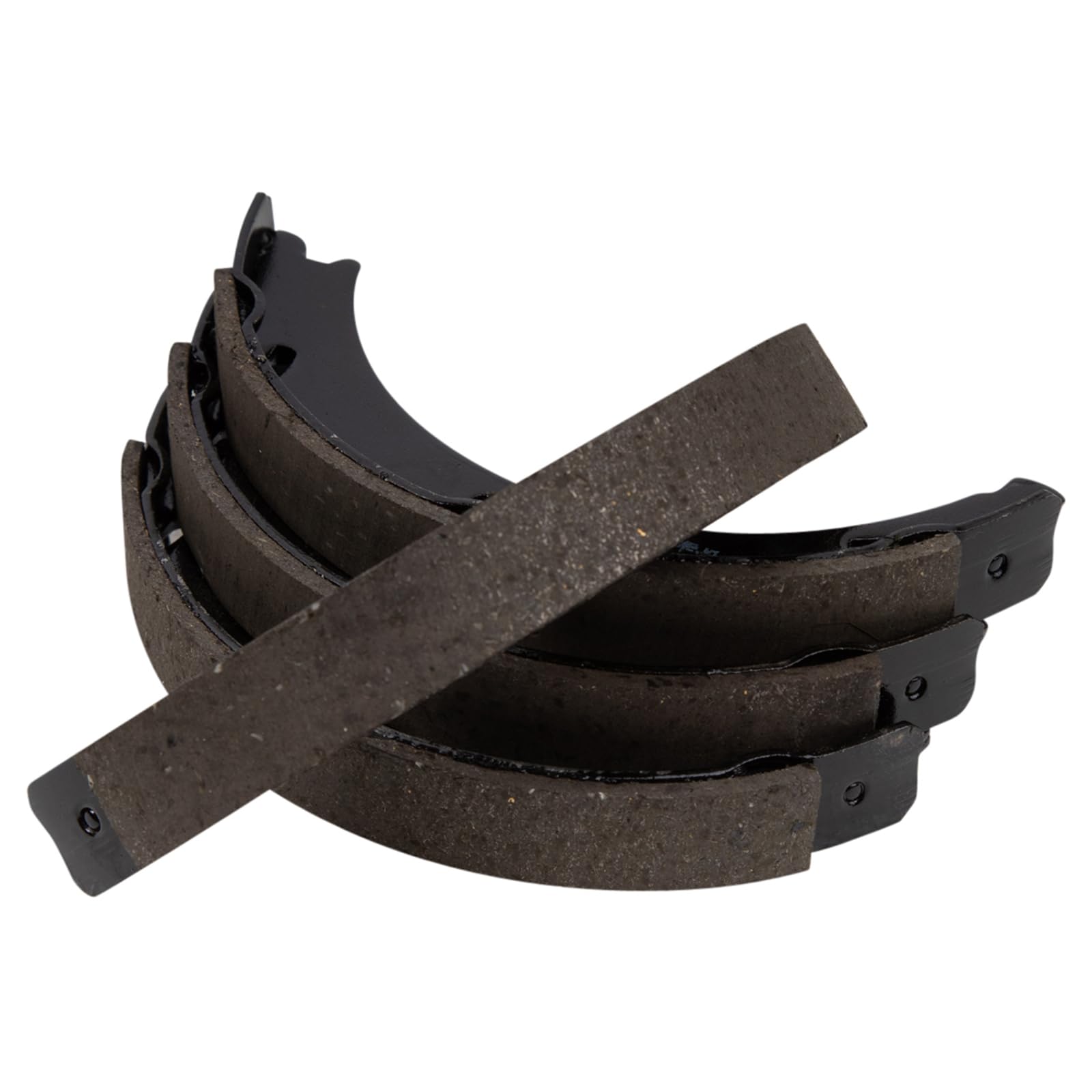 TRQ Parking Brake Shoe Set Compatible with