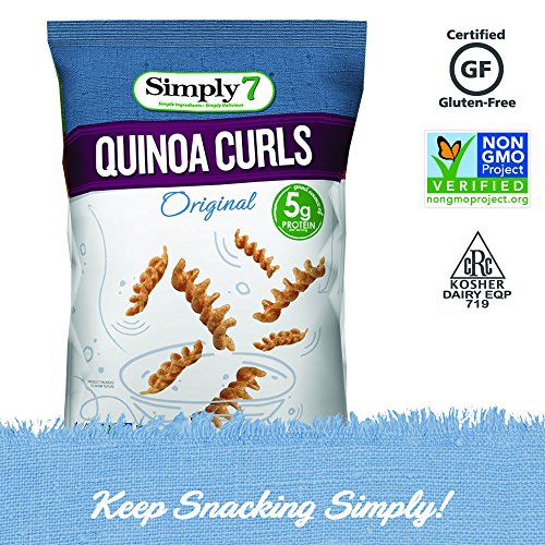 Simply7 Gluten Free Quinoa Curls, Original, 12 Count
