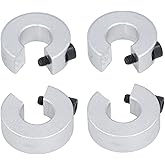 Linear Rail Stop Collars 4Pcs Fixing Sbr16 Opening Linear Guide Clamping Rings Collar Kit Alloy Thickness Od Slide Rails