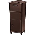 Architectural Mailboxes Elephantrunk Aluminum, Locking, Parcel Drop, 6900RZ, Rubbed Bronze, Extra Large Capacity