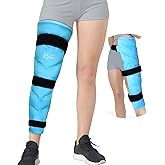 Relief Expert Large Ice Pack for Leg, Knee, Hip, Reusable Gel Cold Pack Wrap for Musclar Fatigue, Soothing Cold Compress for