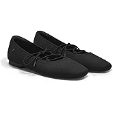 VIVAIA Miley Women's Mary Jane Flats Shoe with Stylish 3 Laces Comfortable Square Toe Ballet Flats for Women Daily Outfit