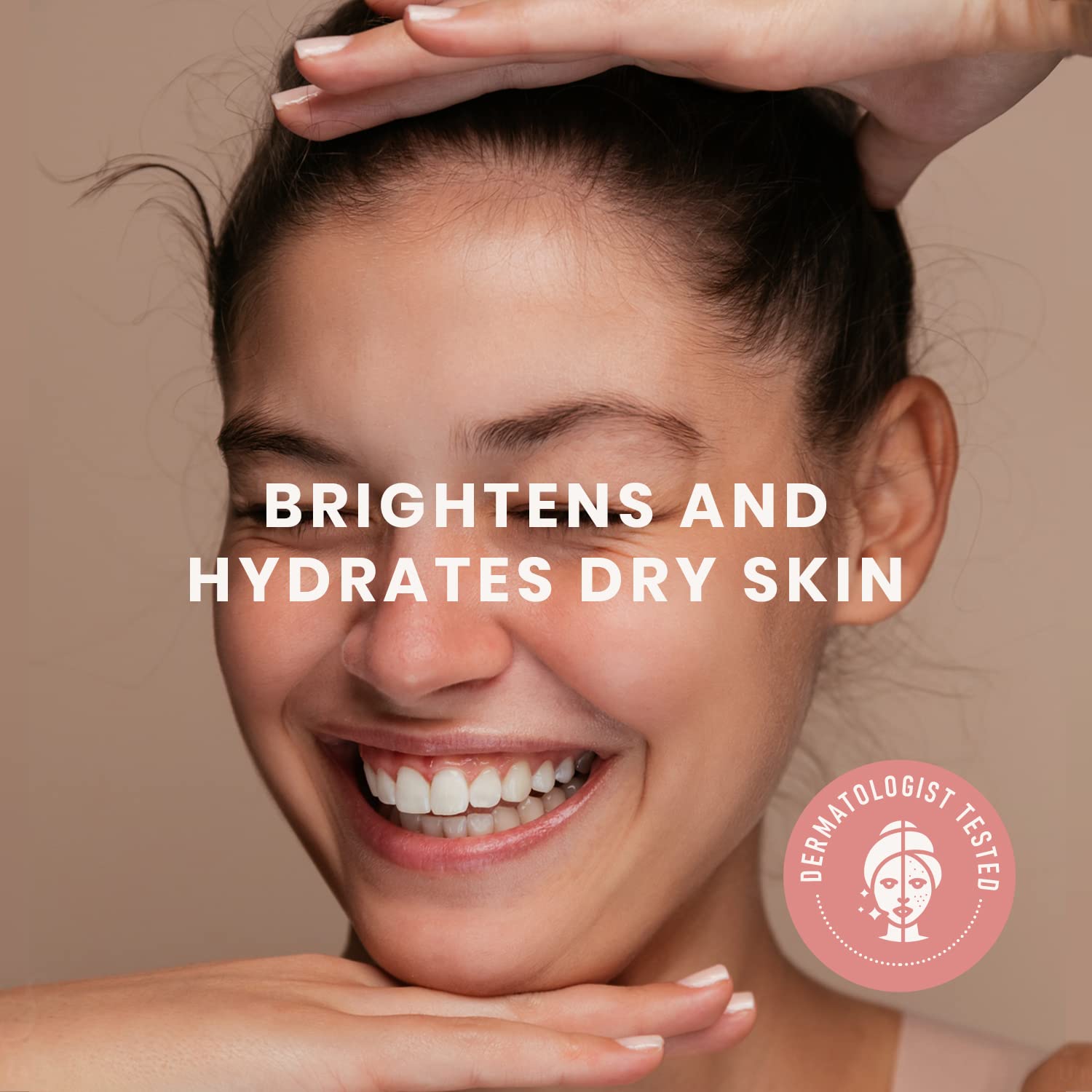 Healthy Skin Lab Brighten Vitamin C Serum, 15% Pure L-Ascorbic Acid, CE Ferulic Acid, Anti-Aging Facial Serum with Moisturizing Hyaluronic Acid & Vitamin E Collagen Boosting Peptides (30ml)