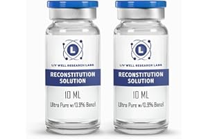 LIV WELL RESEARCH LABS Reconstitution Solution 2-Pack - 10ml - Ultra Clean | Made in USA