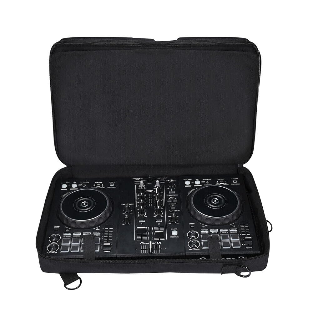 Meijunter DJ Controller Storage Case DJ Mixer Portable Protective Bag Compatible with Pioneer DDJ-400/DDJ-FLX4/DDJ-SB3/Roland DJ-202