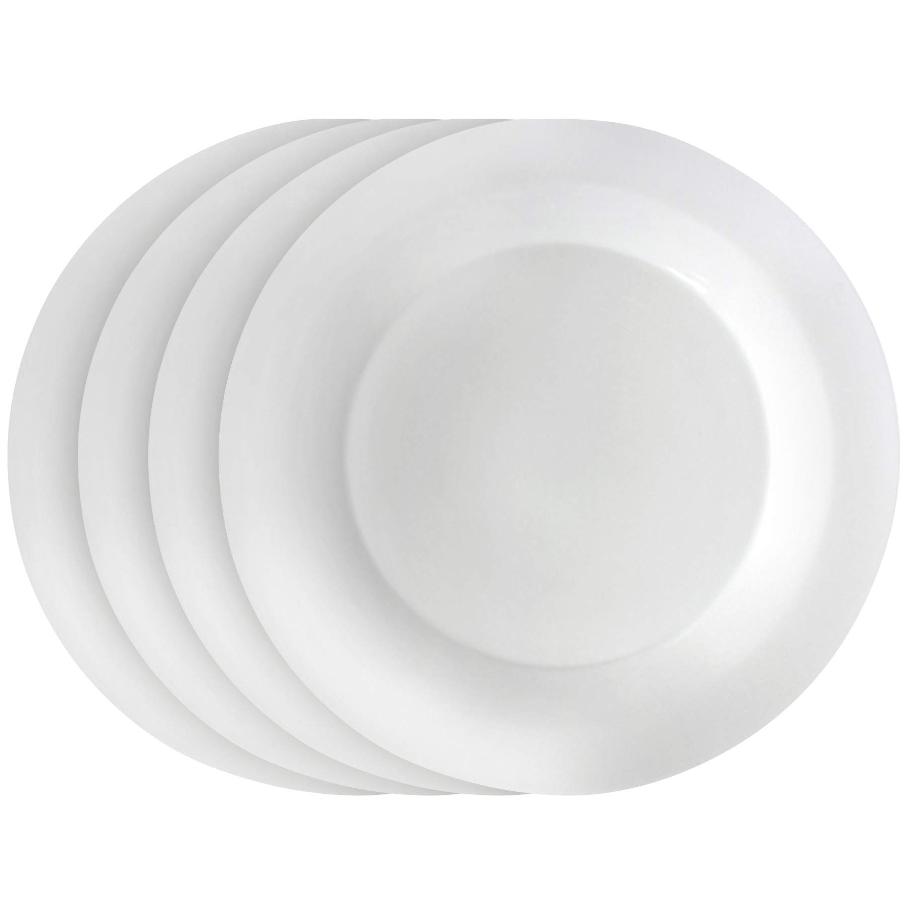 Denby 53048905 James Martin Everyday 4 Piece Dinner Plate Set, Porcelain