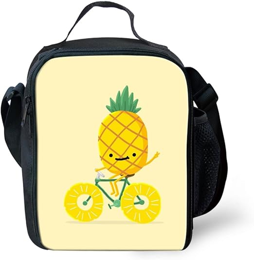 pineapple backpack and lunch box