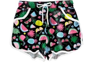 Deerose Kids American Flag Swim Shorts Quick Dry Swimming Board Shorts Active Swim Trunk 5-14 Years