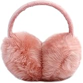 POXIMI Women Winter Earmuffs Girl Ski Adjustable Ear Covers for Cute Bow Ear Warmer Outdoor Earmuff Fleece Lining