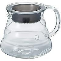 Hario V60 Glass Range Coffee Server, 360ml, Clear