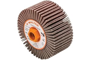 WALTER SURFACE TECHNOLOGIES Walter 07J432 COOLCUT Linear Finishing Flap Abrasive Drum - 120 Grit, 4-1/4 in.