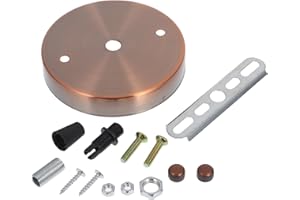 Roleader Ceiling Light Fixture Chandelier Canopy Kit Decorative Mounting Bracket Antique Bronze Finish for