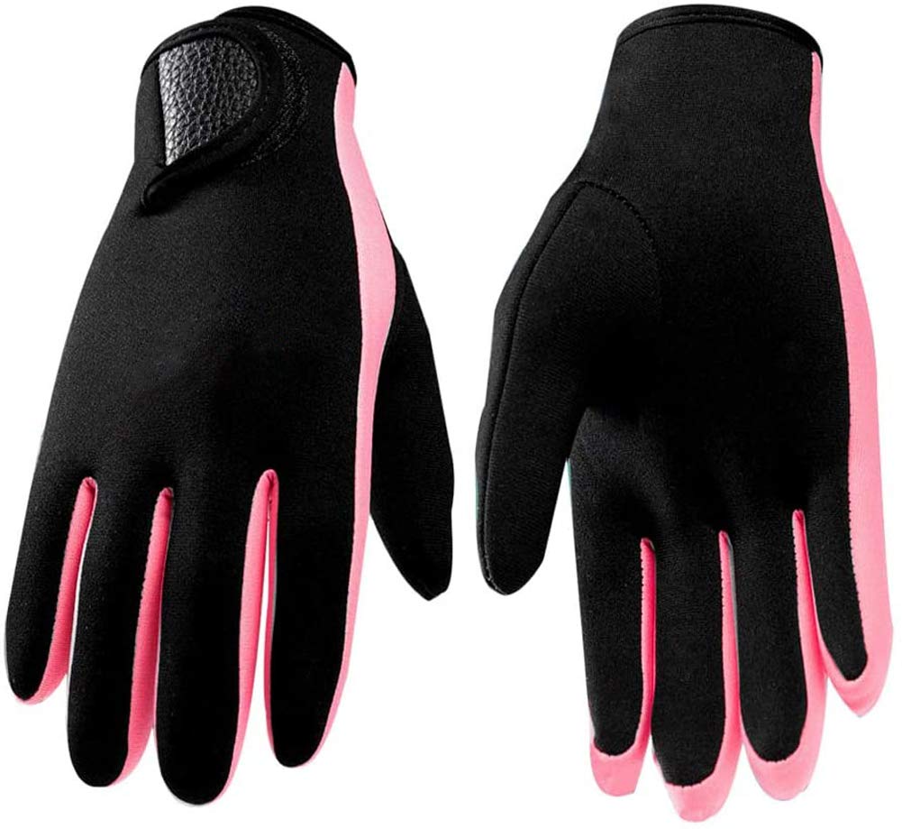 YJZQ Neoprene Wetsuit Gloves Stretchy Scuba Diving Gloves 1.5mm Water Snorkeling Gloves Swim Kayaking Gloves Paddle Sailing Surf Water Sports Thermal Gloves for Men Women