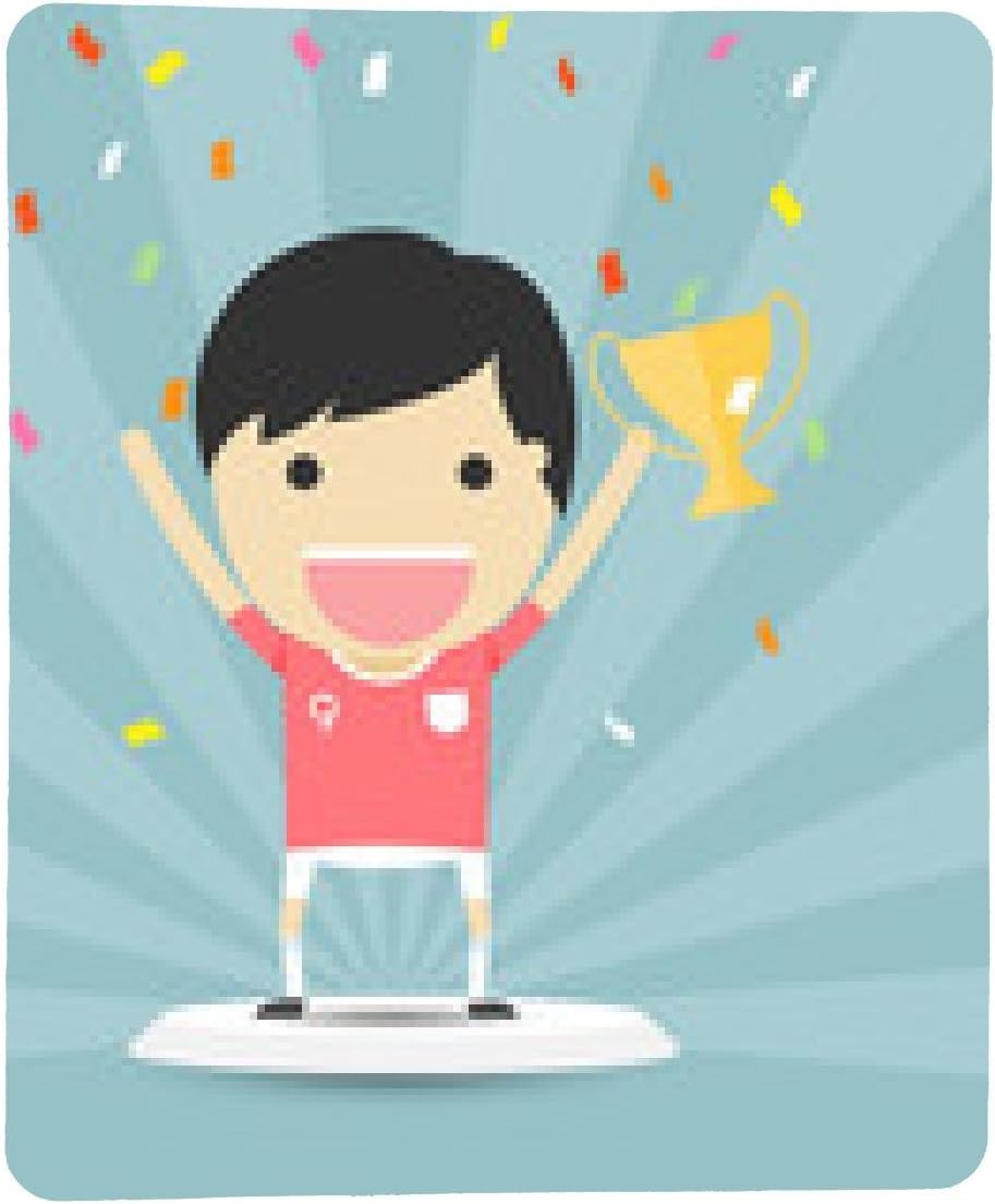 Winner Podium Cartoon Concept Mousepad Rectangular Amazon Co Uk Electronics
