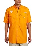 Columbia NCAA Men’s Tennessee Volunteers Collegiate Bonehead Short Sleeve Shirt (Solarize, X-Large), Online Clothing Store