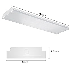 FAITHSAIL Dimmable 4FT LED Wraparound Light, 3 CCT