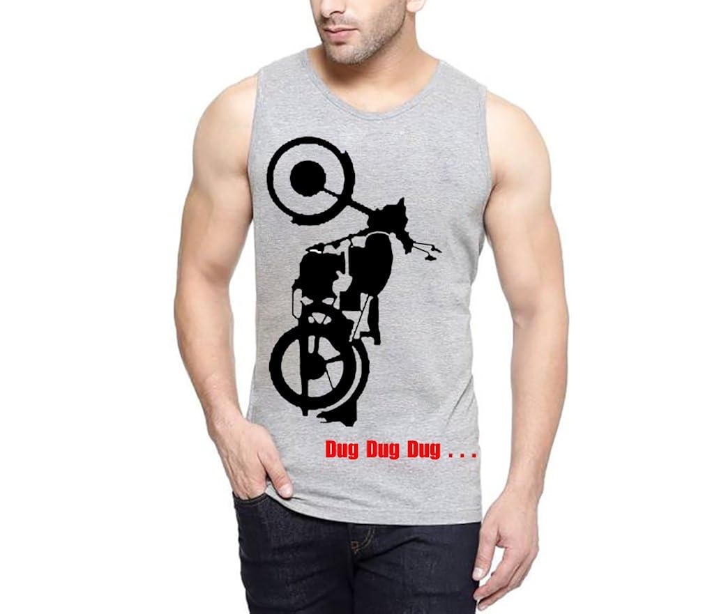 hotfits men's cotton sleeveless t-shirt