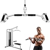 Yes4All Cable Machine Attachments for LAT Pulldown, Row &amp; Arm Workouts | Versatile cable machine accessories for pulldowns, rows and arm workouts, with multiple bar and handle styles