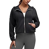 G4Free Smoofit Women's Two Way Full Zip Jackets Modal Soft Casual Hoodie with Pockets