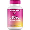 Pink Stork Monolaurin - 90 Servings Concentrated Monolaurin from Natural Coconut - Immune Support, Gut Health, Morning Sickne