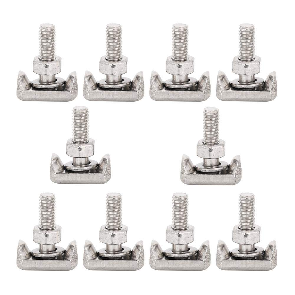 Battery Cable Terminal Connectors Stainless Steel T Bolt Auto 10pcs 19116852+10mm t bolt battery