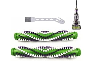 QINAN Vacuum Carpet Cleaning Brush Replacement Part Compatible Bissell ProHeat 2X Revolution Pet Pro 3432 3588F 1986 1964 19862 Roller Brush Assembly Number #1611133（2 pack green）