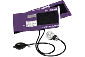 Prestige Medical 82-OB-PUR Premium Large Adult Aneroid Sphygmomanometer, Purple 11.05 Ounce
