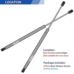 AiYiGu Rear Window Glass Shocks Struts Liftgate