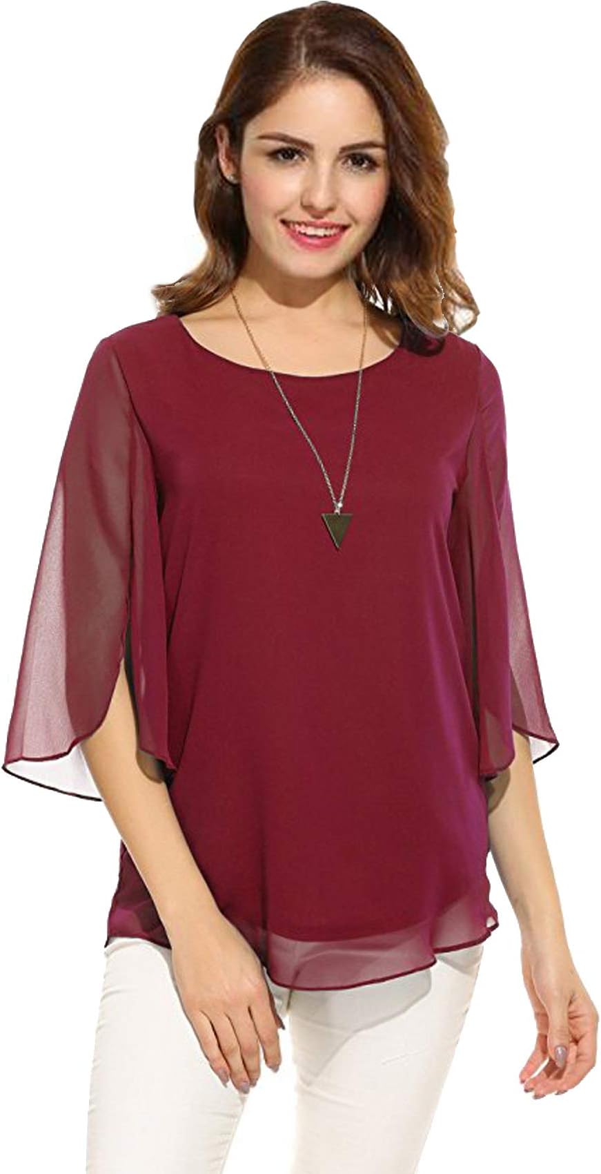 Pegaso Women Top Maroon