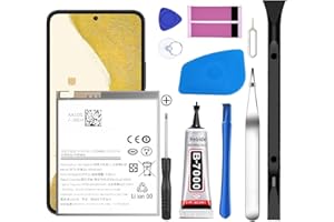 Yuntunele Galaxy S22 Battery Replacement,Upgraded New Battery for Samsung Galaxy S22 5G SM-S901 SM-S901U with Adhesive Tape Professional Tool Kit