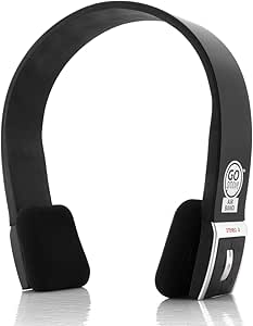GOgroove AirBAND Bluetooth Stereo Headphones - Home Office Headset with Microphone and Playback Controls, 8 Hour Battery, 30 Foot Wireless Range, Lightweight Low Profile Design, and Comfort Ear Pads