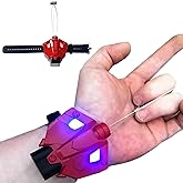 AKLOPE Spider Web Launcher String Shooters Toy, Cool Gadgets String Shooter Real Silk Superhero Role-Play Cool Stuff Fun Toys Great -Perfect Christmas &amp; Birthday Gift (Red)