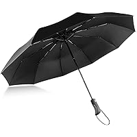 ABCCANOPY Umbrella Compact Rain&Wind Teflon Repellent Umbrellas Sun Protection with Black Glue Anti UV Coating Travel…