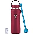 DYLN Alkaline Water Bottle | Portable Hydrogen Water Bottle Creates Hydrogen-Rich Water up to 9.5 pH | Vacuum Insulated Stainless Steel Keeps Water Cold for 24 Hours