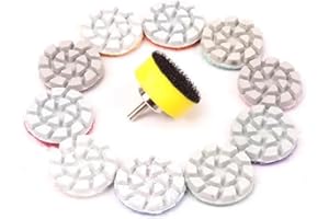 PPYANQ 1 Inch 25MM Jade Grinding Stone Polishing Pad Piece Jade Agate Marble Polishing Round Plane Polimento 11 Pcs/Set